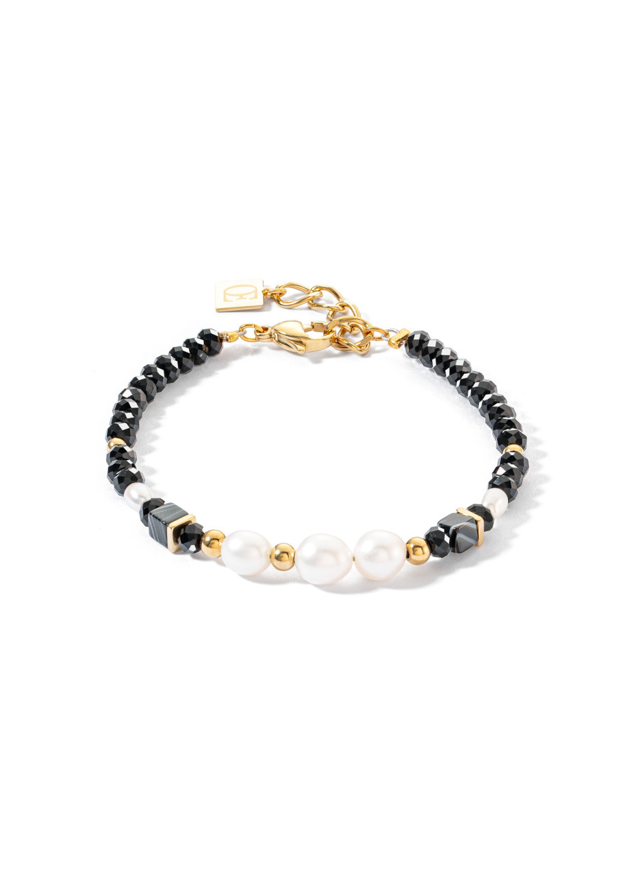 1314 Armband Black-White Coeur de Lion 1132301314