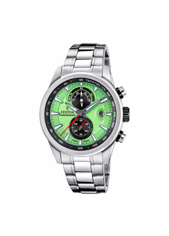 F20694-3 Festina voordelige chronograaf lichtgroen