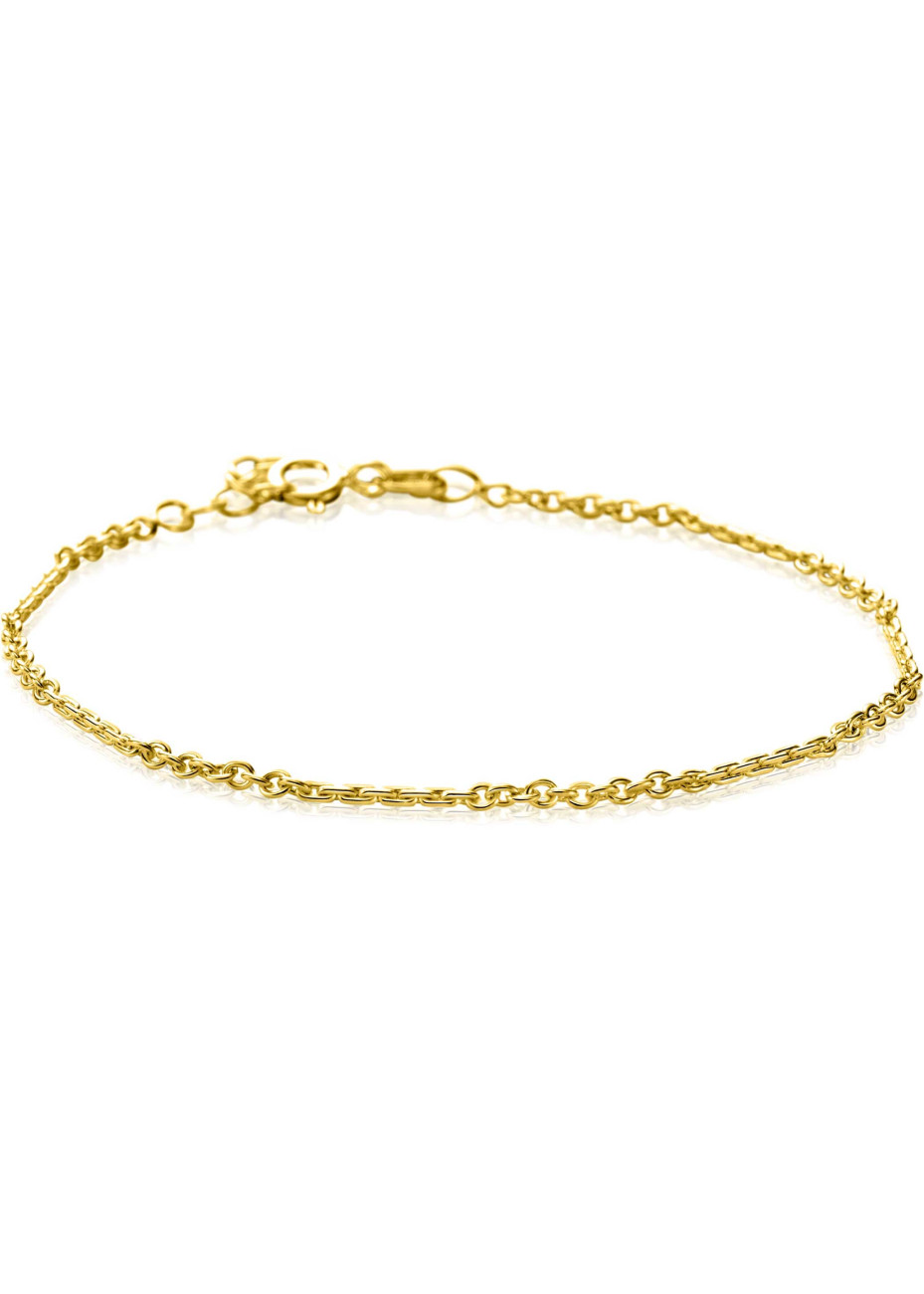 ZGA500 Gouden jasseron armband met staafjes Zinzi 17-19 cm