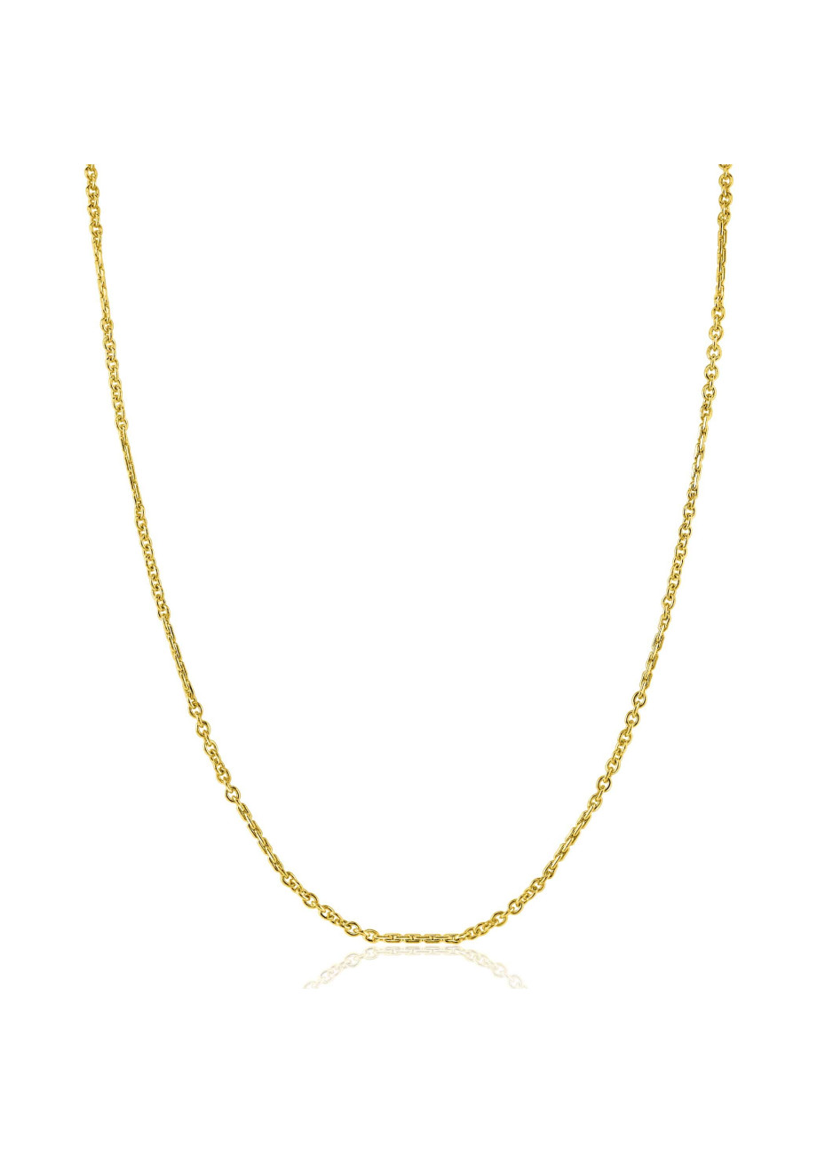 ZGC500 Gouden collier jasseron met tussenstukjes Zinzi