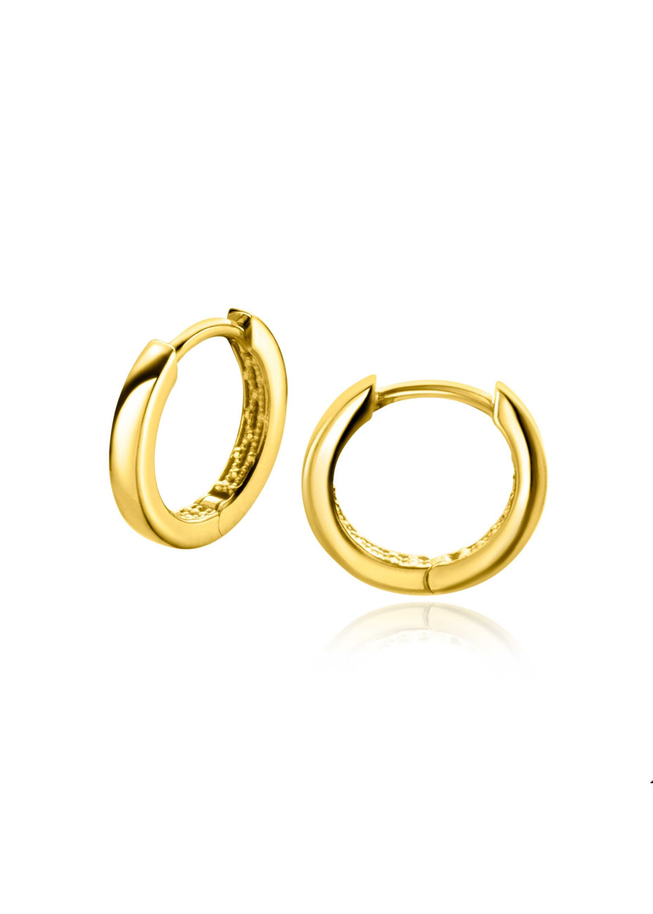 ZGO321 Oorringen goud glad 12x1.7 mm Zinzi