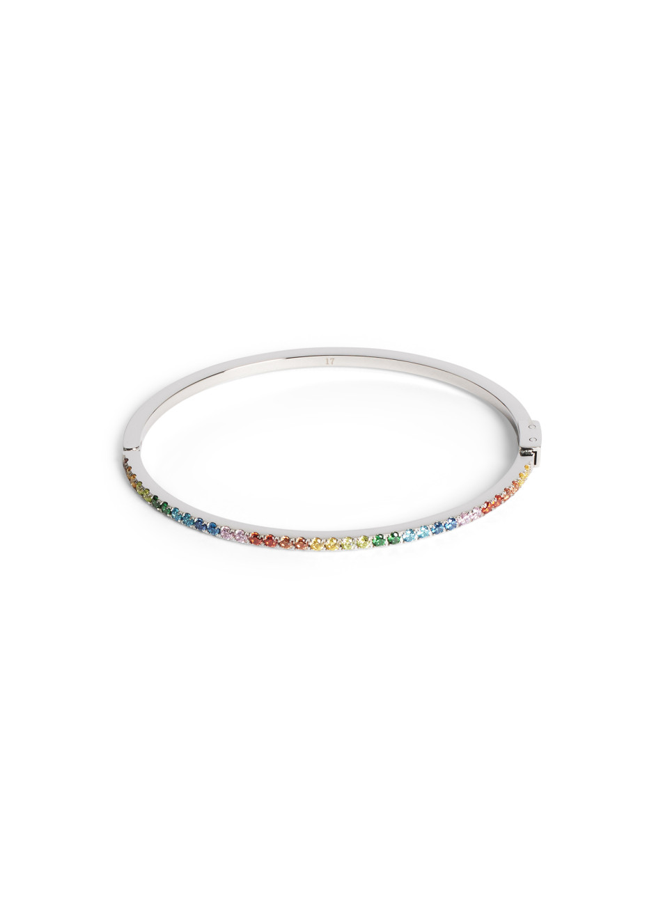 1517 Bangle Multicolour Silver Coeur de Lion 0146321517