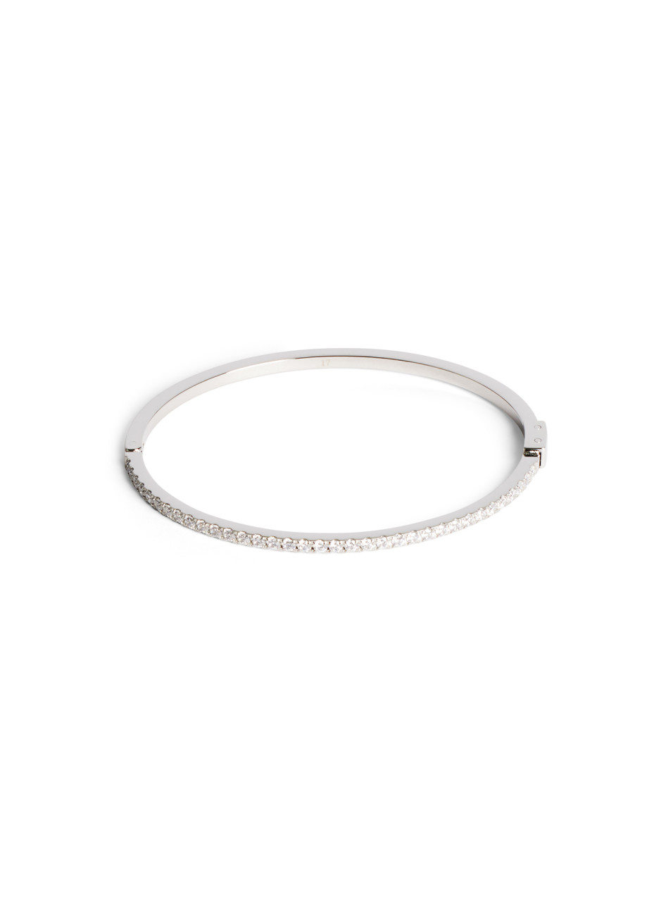 1817 Bangle Crystal-Silver Coeur de Lion 0146321817