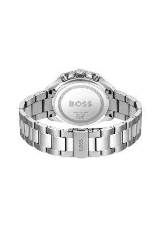 1514143 Boss herenhorloge Runner 43 mm stalen band blauw chrono