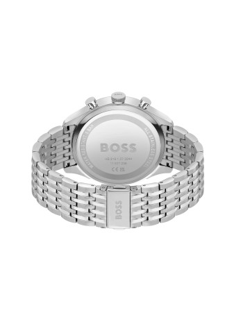 1514082 Boss herenhorloge Gregor 45 mm stalen band zwart chrono