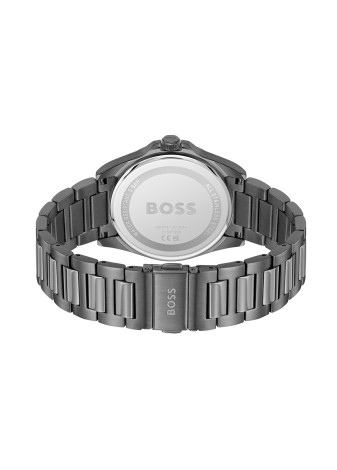 1514175 Boss herenhorloge Strike 41 mm stalen band blauw 5 ATM