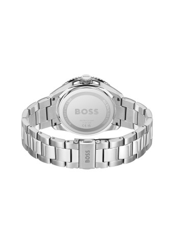 1514210 Boss herenhorloge Runner 3H 43mm stalen band rood-groen-zwart
