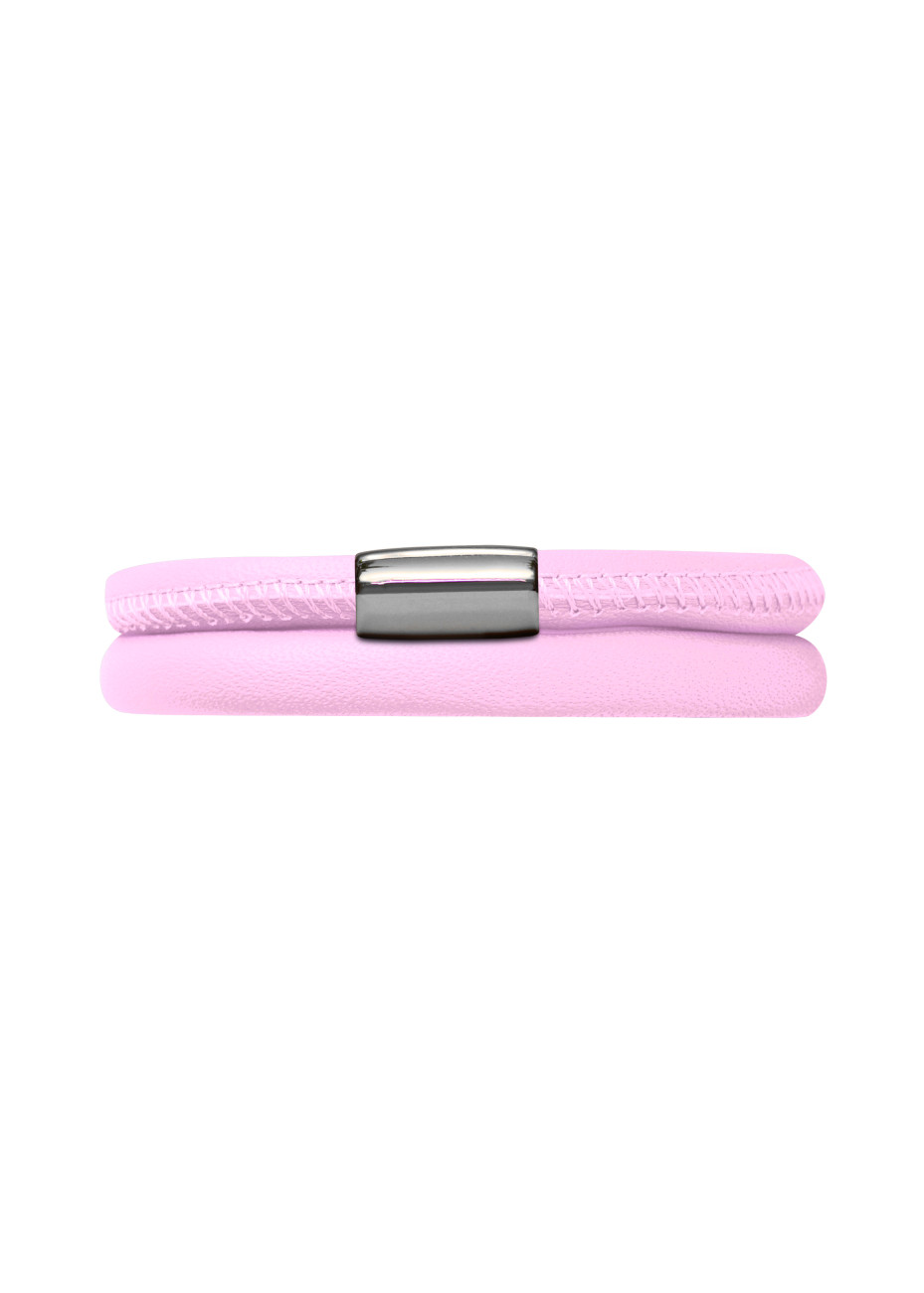 12113-42 Endless bracelet rose double silver