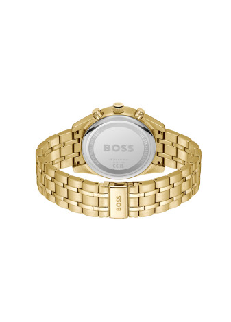 1514152 Boss herenhorloge Skytraveller 44 mm doublé band zwart chrono
