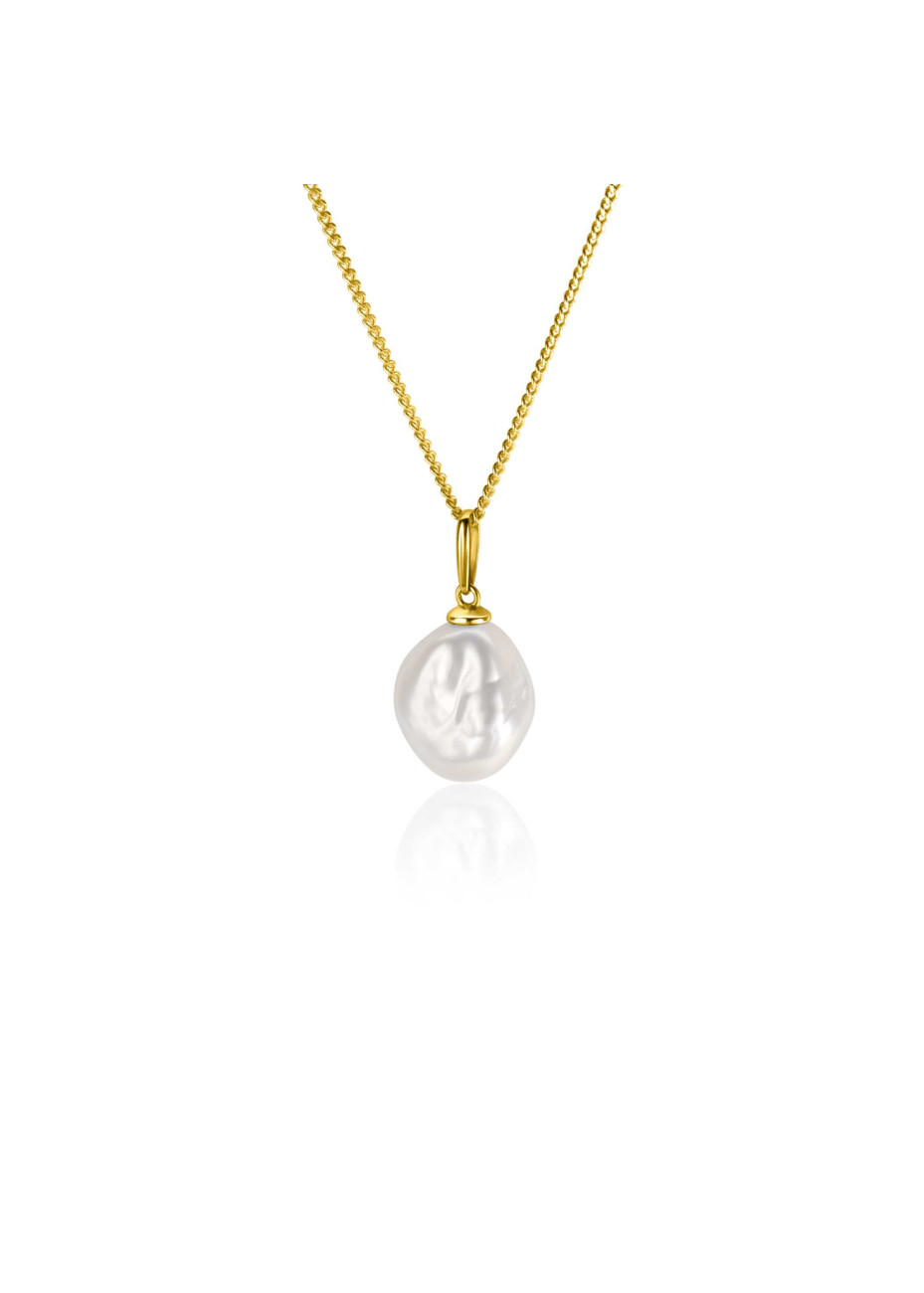 ZGH405 Zinzi Gold hanger met zoetwaterparel