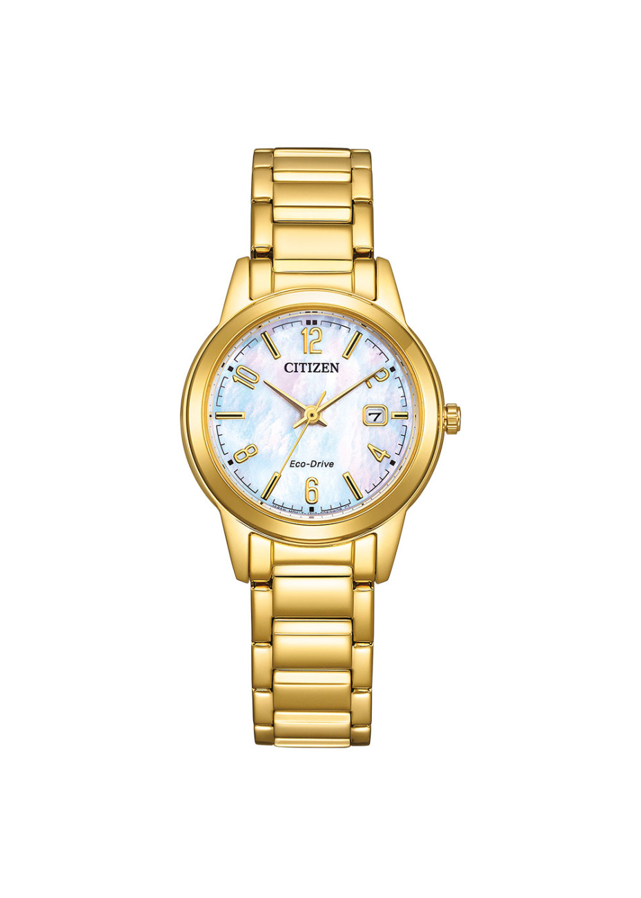 FE1242-78D Citizen dameshorloge doublé parelmoer
