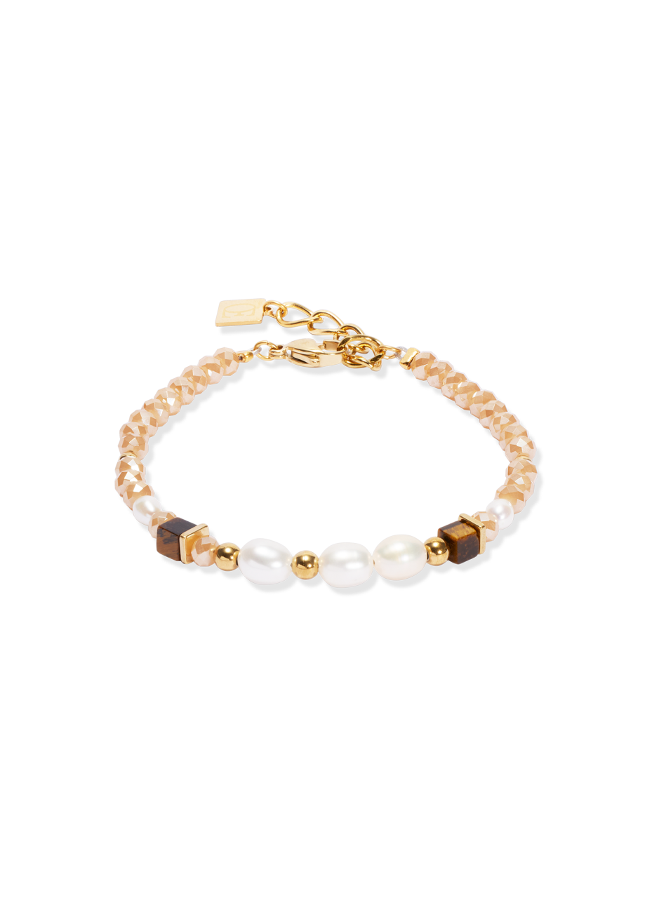 1110 Armband Brown-Beige Coeur de Lion 1135301110