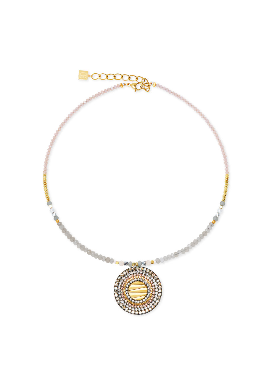 1016 Collier Beige-Gold Coeur de Lion 2036101016