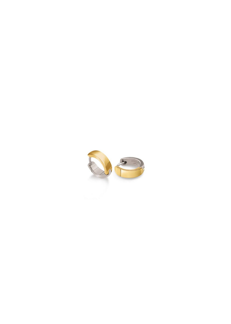 05072-02 Eenvoudige verguld titanium oorringen 23 mm