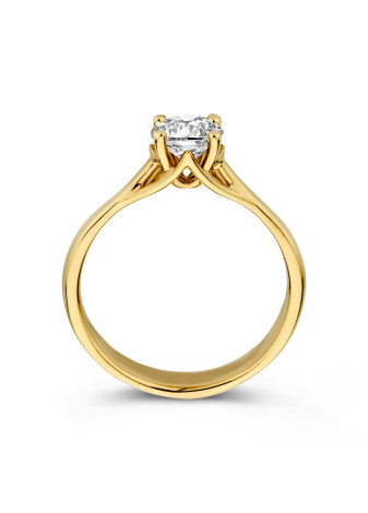 1049-050 Aanzoeksring goud met 0.50 crt. Labgrown briljant RL167879-56