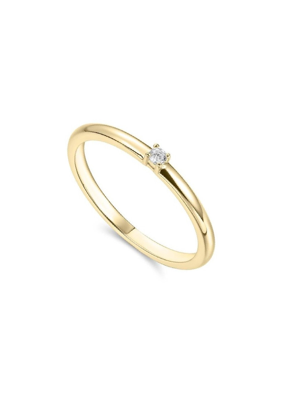 0619-003 Aanzoekring VGDR001-54 met 0.03 crt. briljant