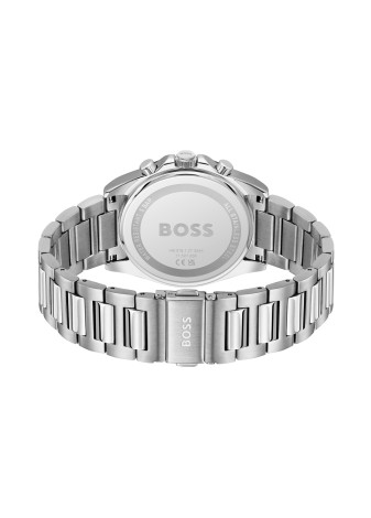 1514241 Boss herenhorloge Strike 41 mm Chrono stalen band groen chrono