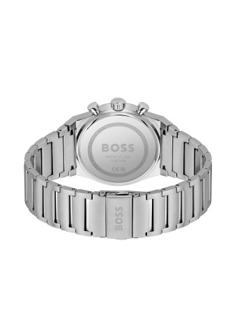 1514221 Boss herenhorloge Candor 41 mm Chrono stalen band grijs chrono