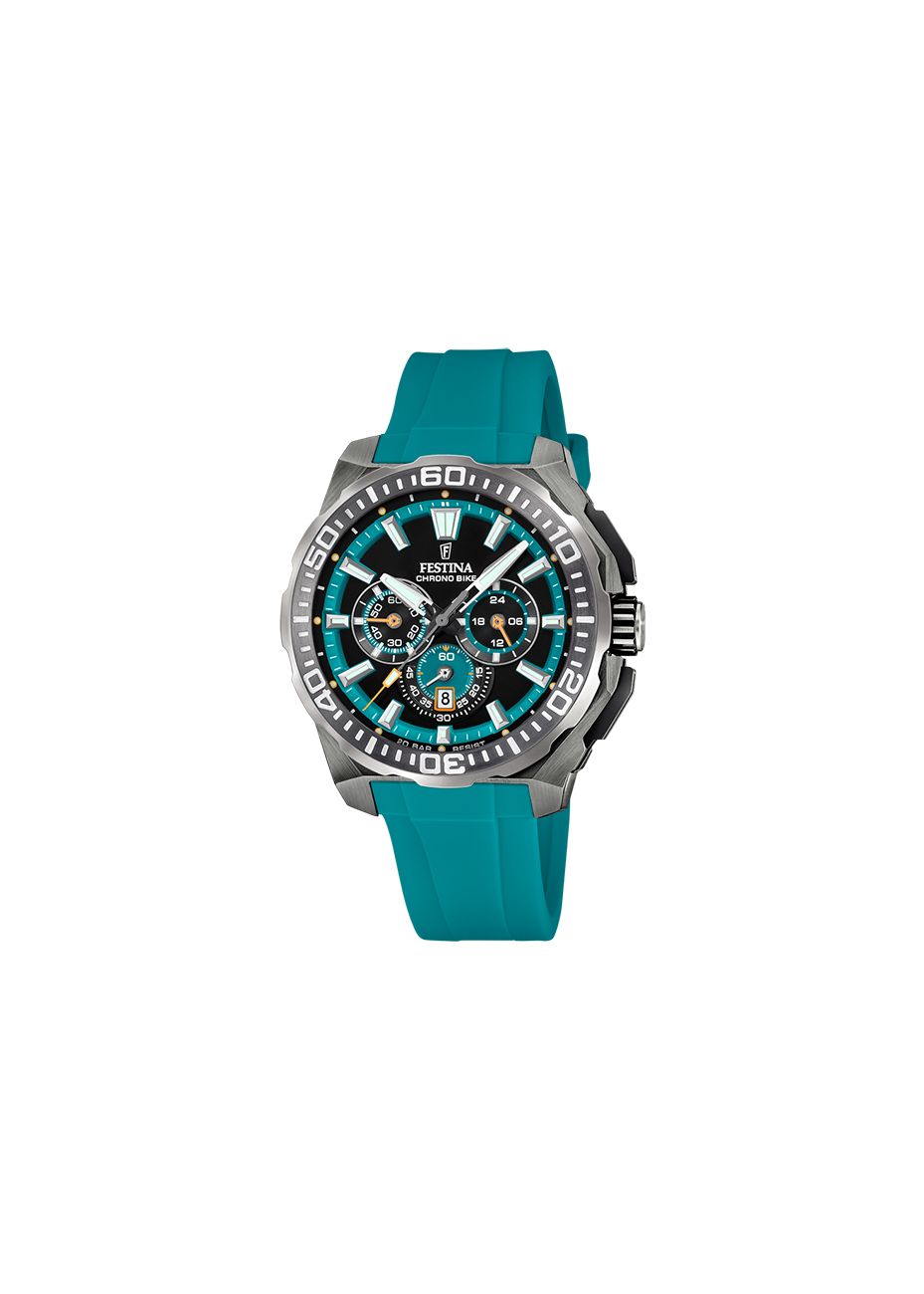 F20725-6 Festina Chrono Bike 2025 rubber blauwgroen