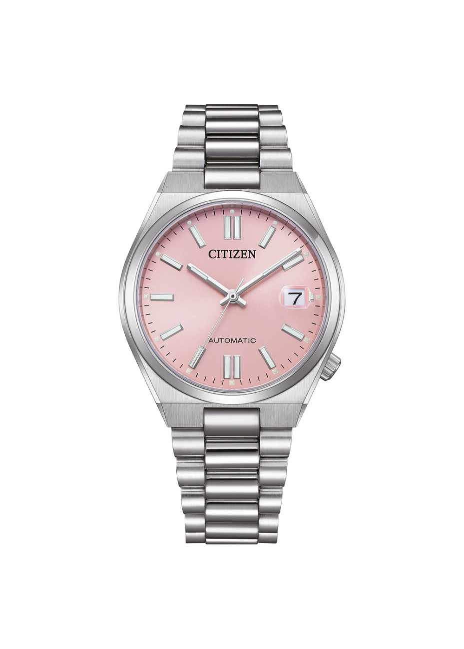 NJ0200-50Z Dameshorloge automaat Citizen Tsuyosa roze saffierglas