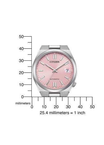 NJ0200-50Z Dameshorloge automaat Citizen Tsuyosa roze saffierglas
