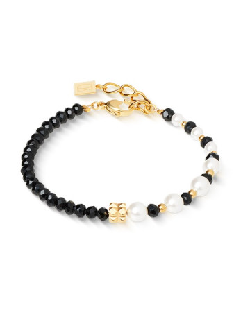 1314 Armband Black-White Coeur de Lion 4313301314