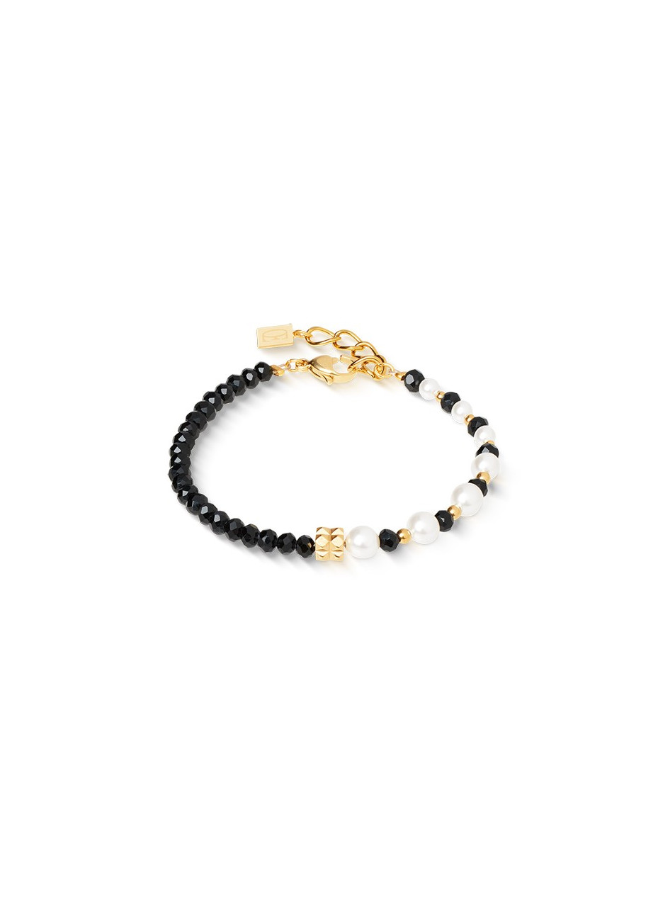 1314 Armband Black-White Coeur de Lion 4313301314