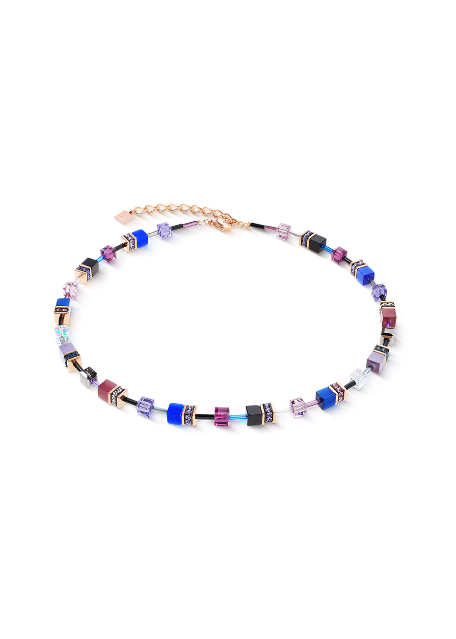 0807 Collier Purple-Blue Coeur de Lion 2838100807