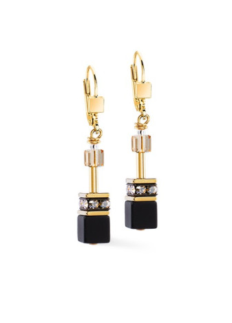 1316 Oorsieraad Black-Gold Coeur de Lion 4018201316