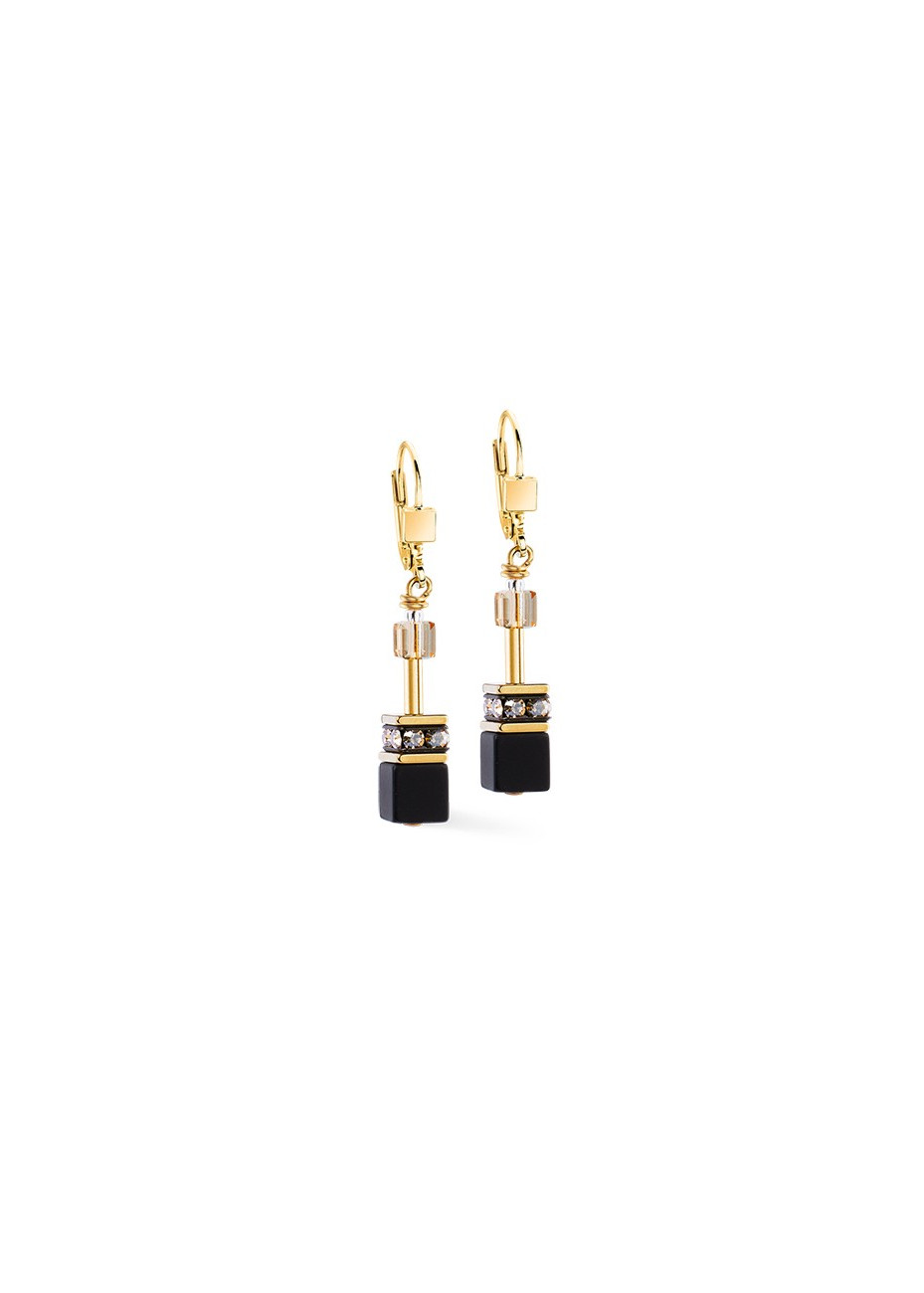 1316 Oorsieraad Black-Gold Coeur de Lion 4018201316