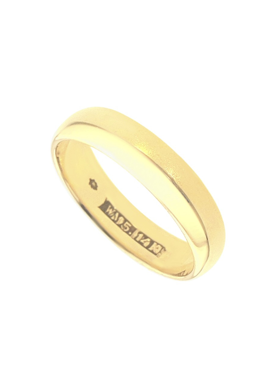.4.5 gram loss gouden trouwring bol model 4.7 mm mt 17.75