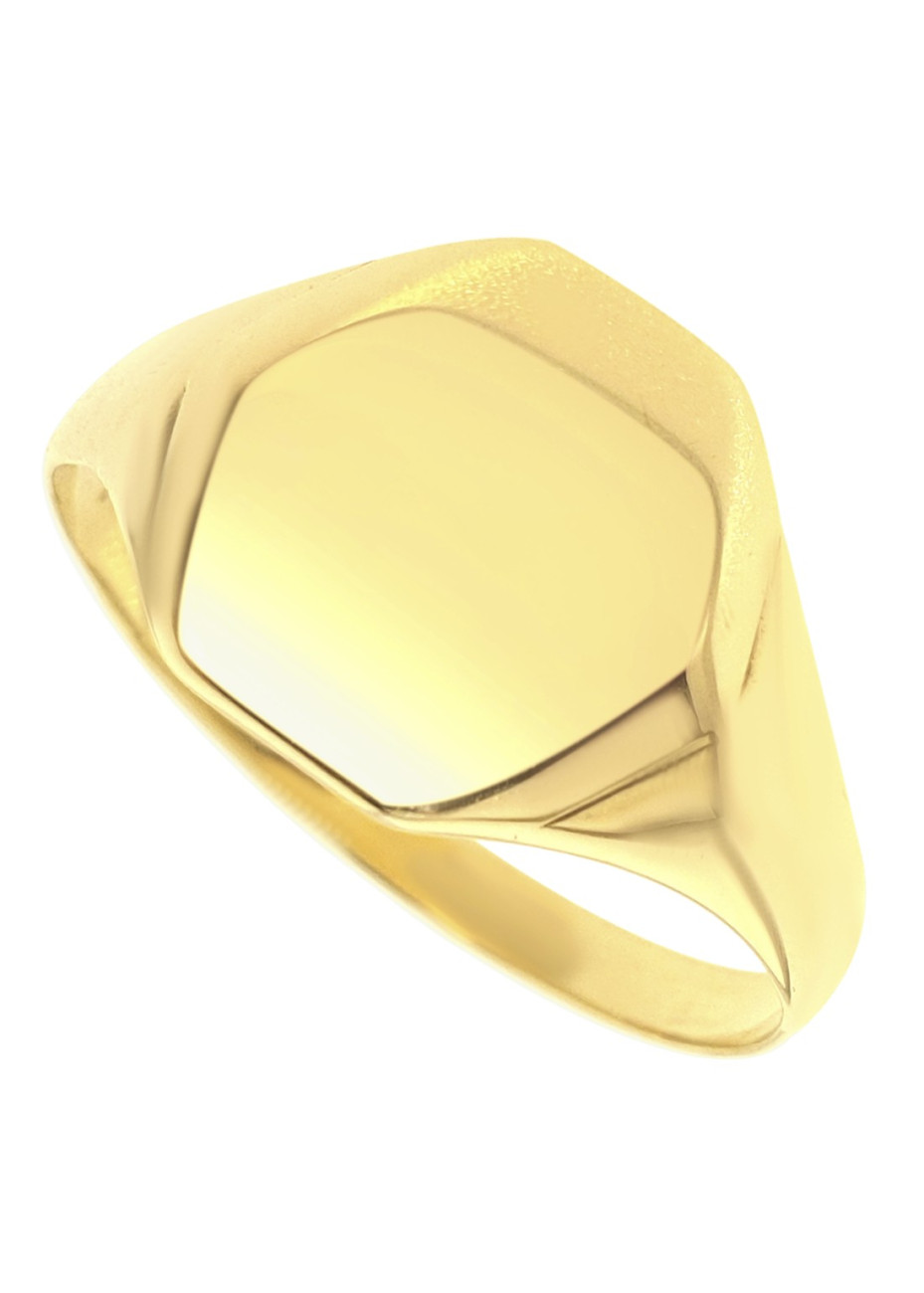 .5.3 gram gouden herenring plaat geschikt voor gravure of monogram mt 22.5