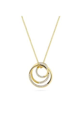 Spirale N2590-CZ-YG Sif Jakobs verguld zilveren collier