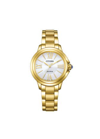 EM1162-52A Elegant doublé dameshorloge Citizen Ecodrive