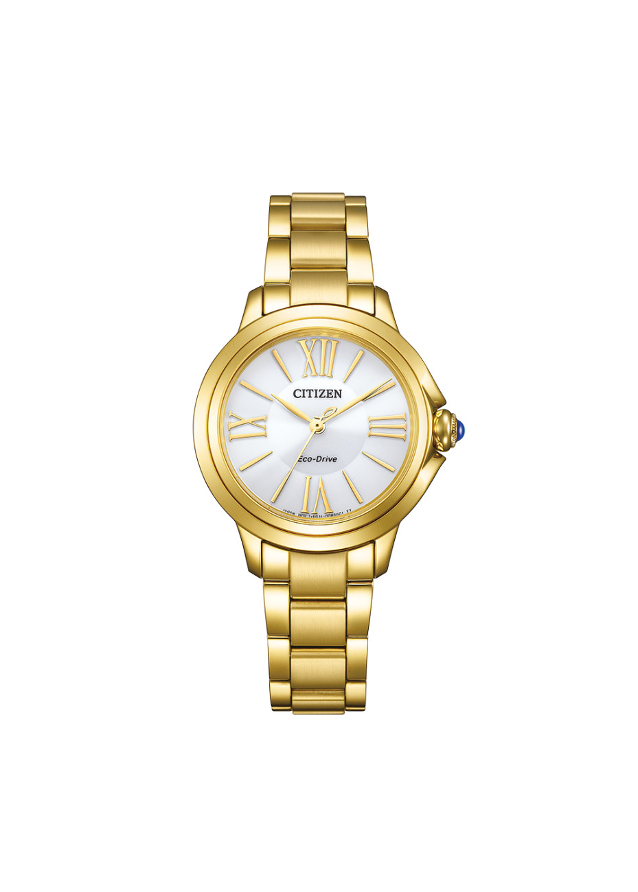 EM1162-52A Elegant doublé dameshorloge Citizen Ecodrive