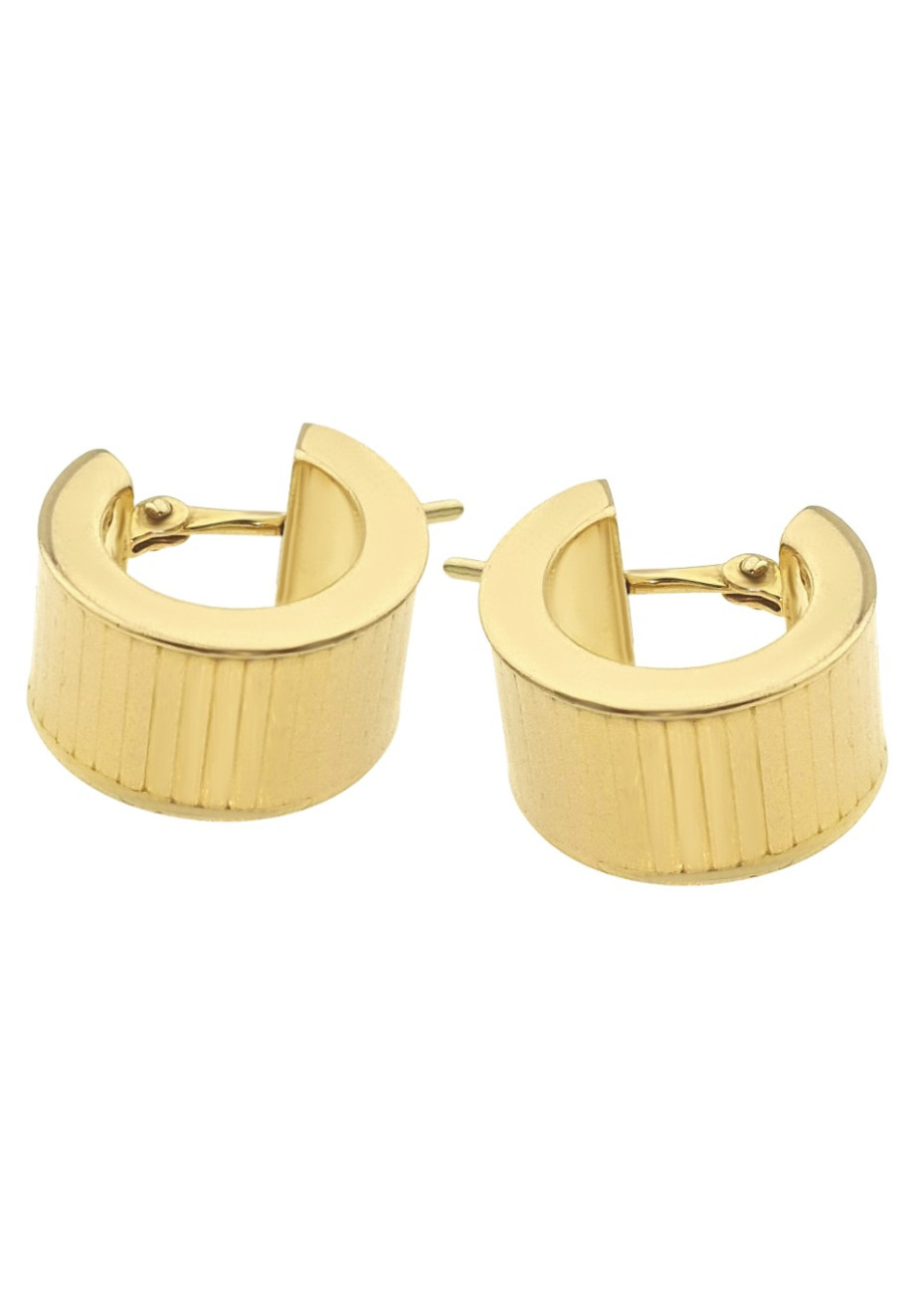 .4.7 gram paar brede gouden oorringen 14x8 mm