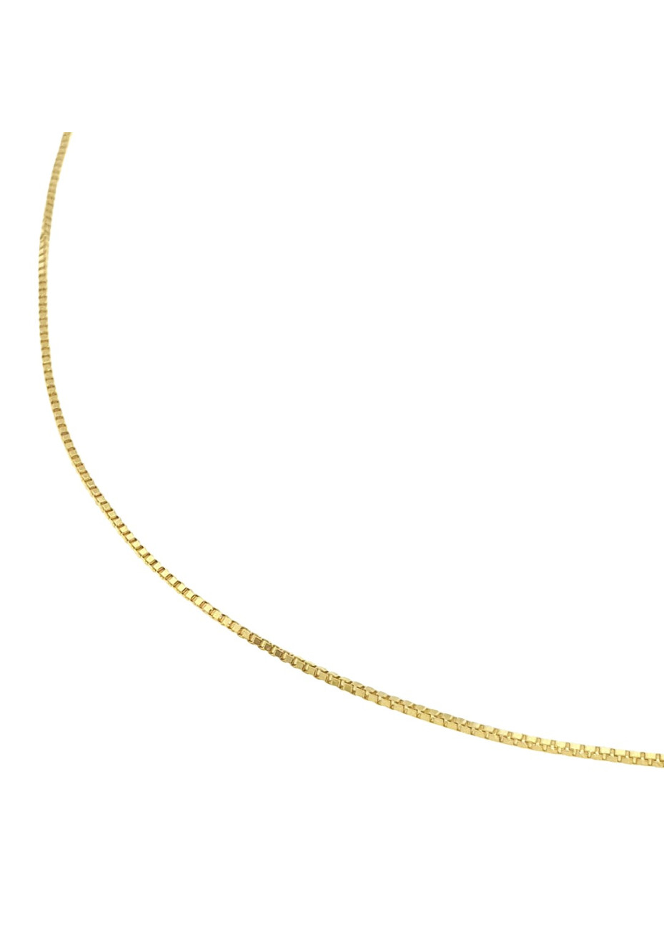 .2.7 gram Venetiaans gouden lengtecollier 42 cm 0.9 mm