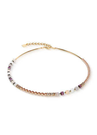 1208 Collier Grey-Purple Coeur de Lion 4354101208