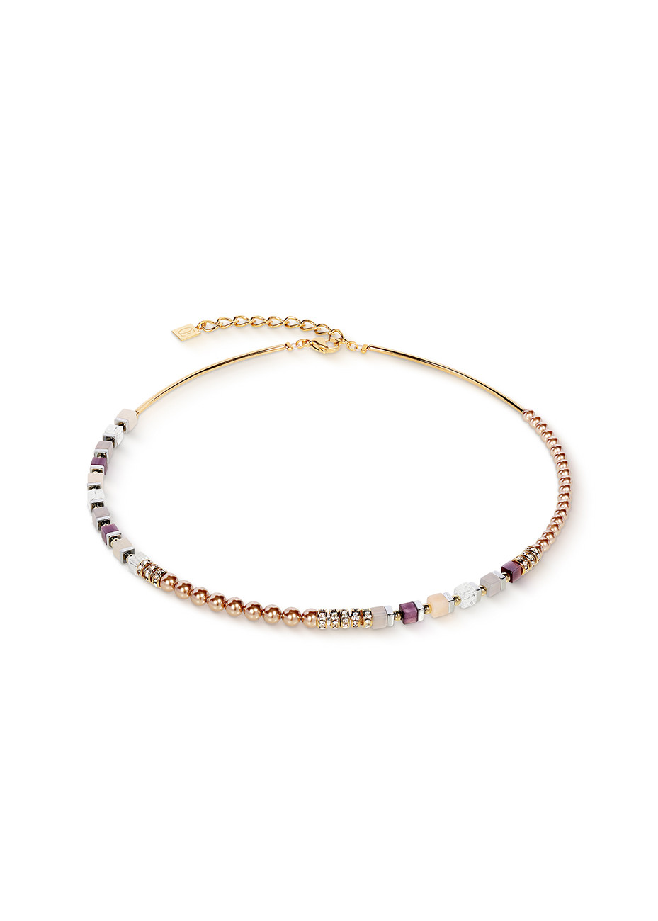 1208 Collier Grey-Purple Coeur de Lion 4354101208