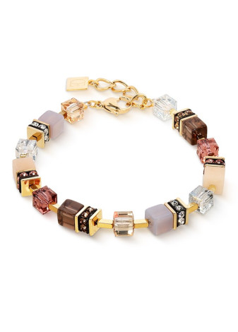 1132 Armband Brown-Apricot Coeur de Lion 3039301132