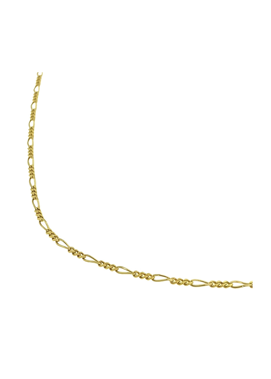 .3.6 gram 18 krt gouden figarocollier dun 56 cm x 1.5 mm