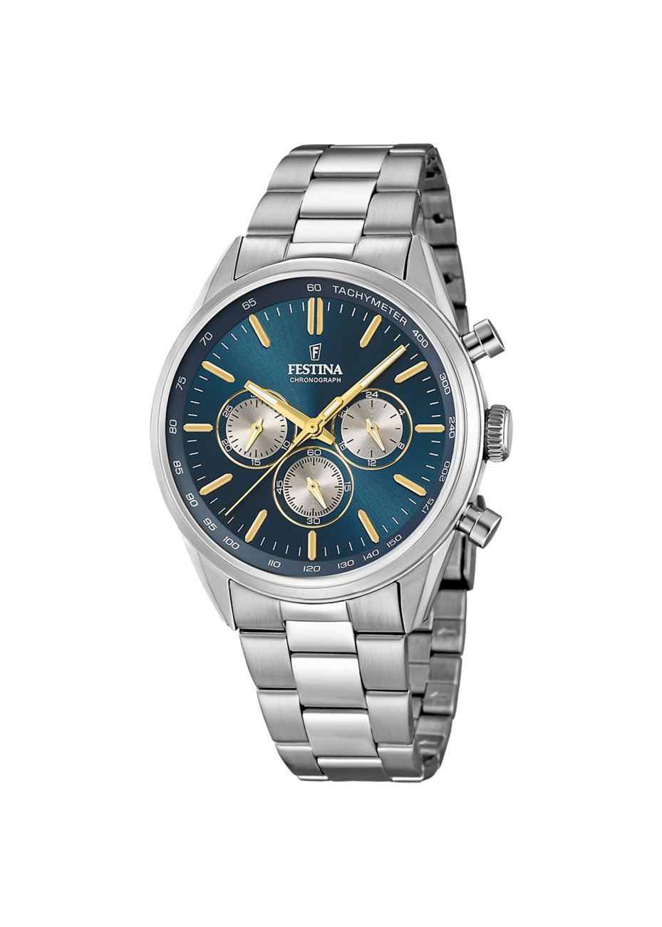 F16820-C Eenvoudige chrono Festina blauw
