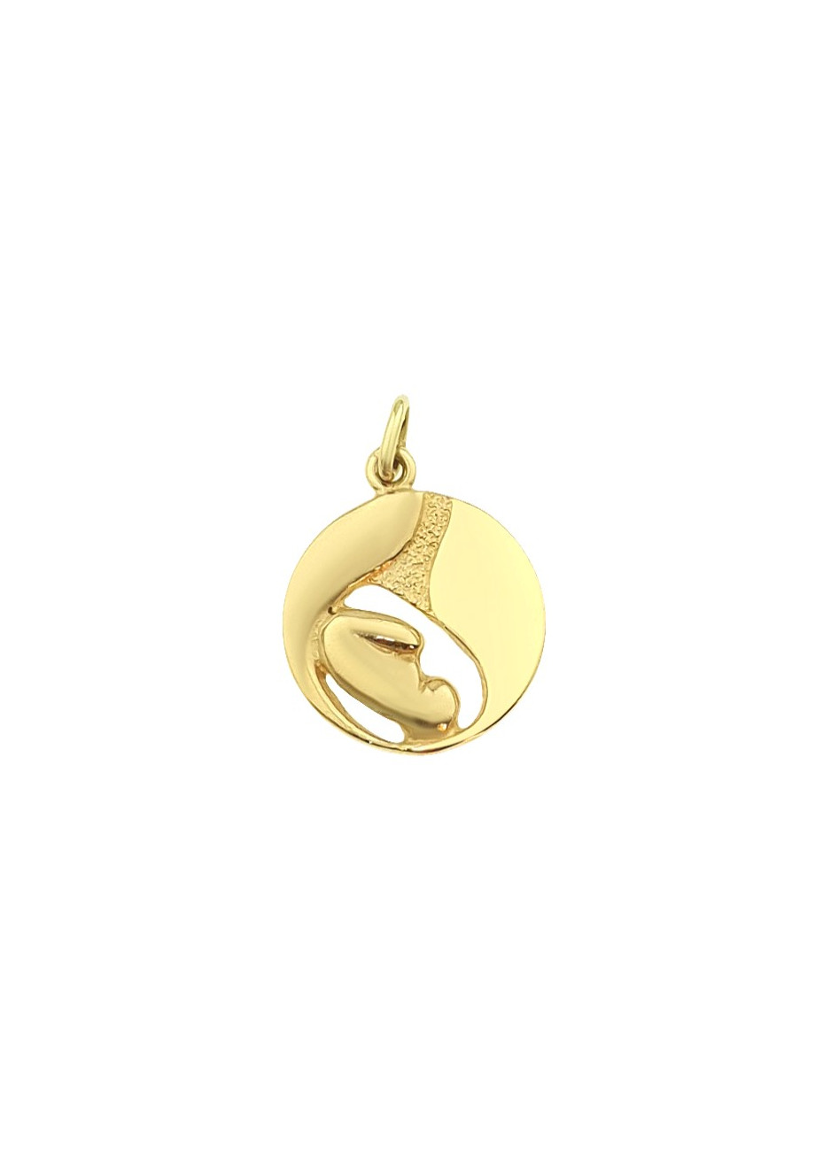 .3.0 gram gouden hanger baarmoeder 16 mm occasion