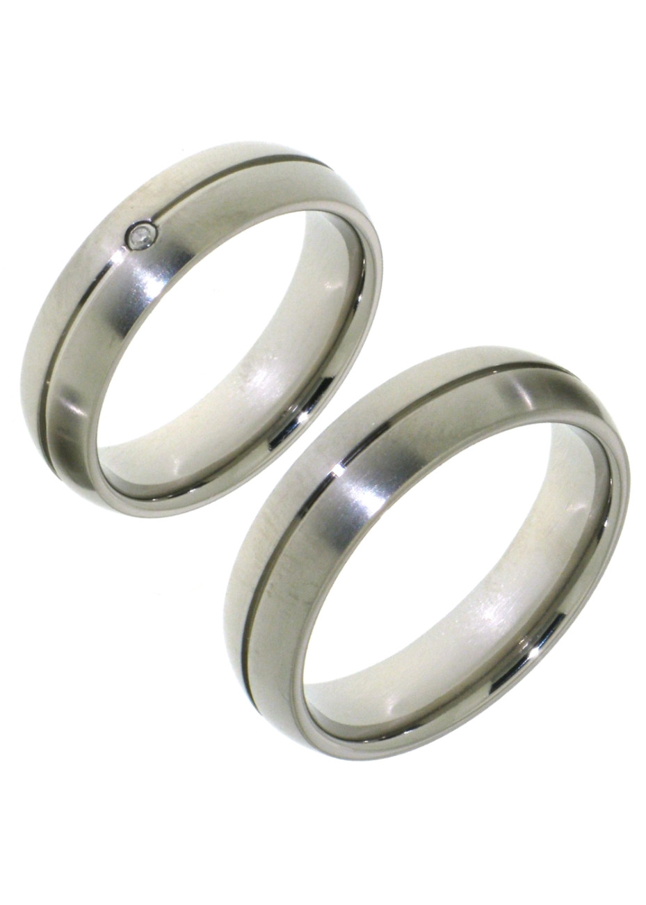 Titanium 10015 tijdloos model trouwringen