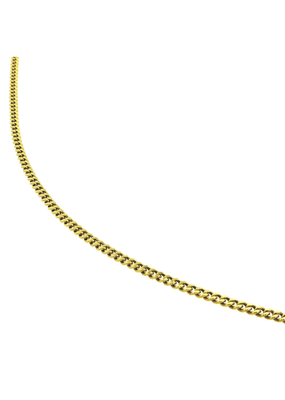 .7.9 gram gourmetcollier goud voor zware hanger 56 cm x 2 mm