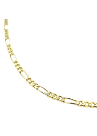 20.2 bicolour gouden lang figarocollier 3.1 mm x 71 cm