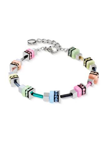 1580 Armband Multicolour Pastel Silver Coeur de Lion 4413301580