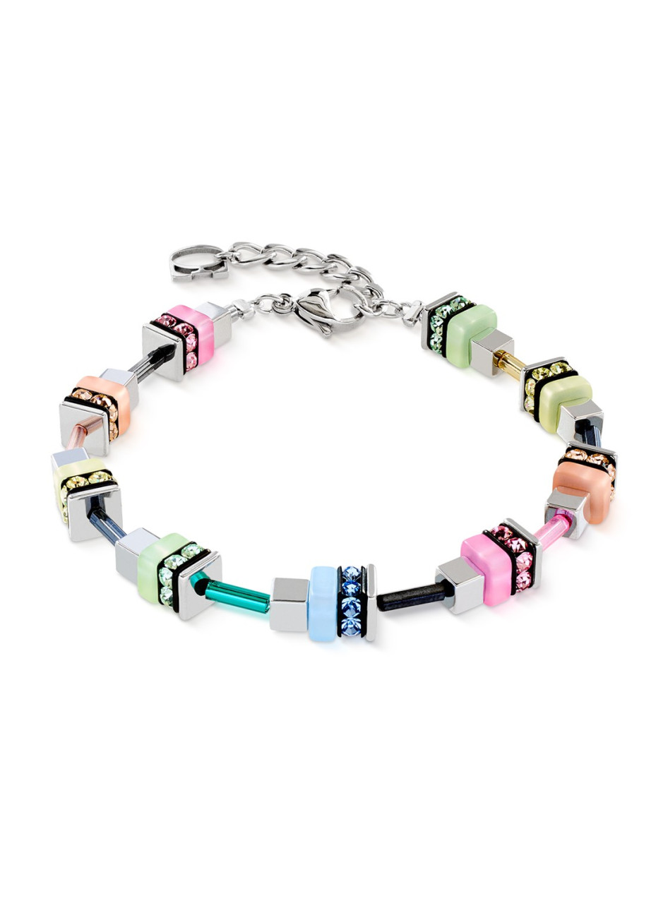 1580 Armband Multicolour Pastel Silver Coeur de Lion 4413301580