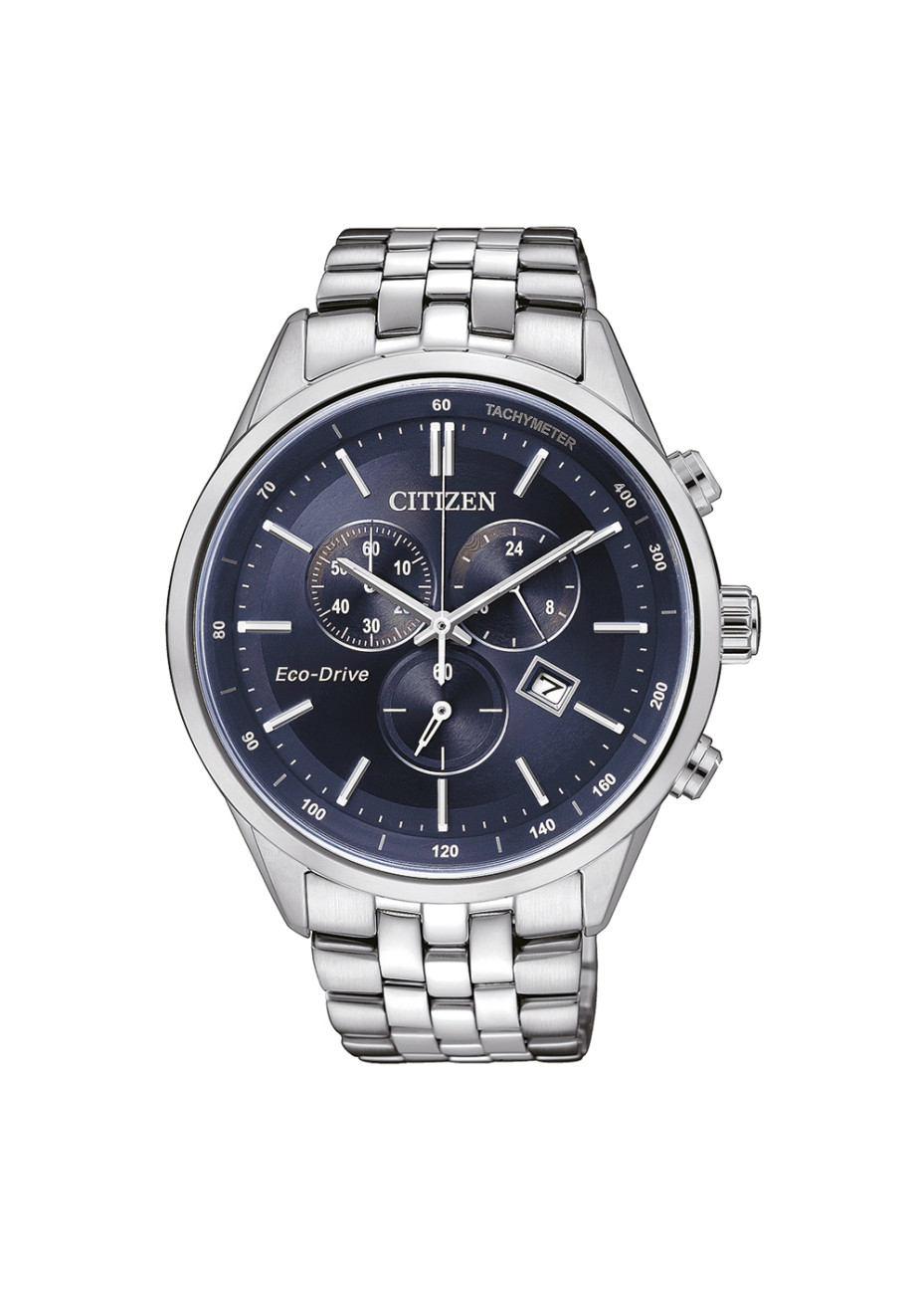 AT2141-52L Citizen Eco Drive chono blauw saffierglas