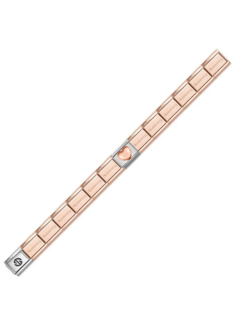 .Basisband Nomination rosé nieuw met Style Icon Link en 9k rosé schakel 64